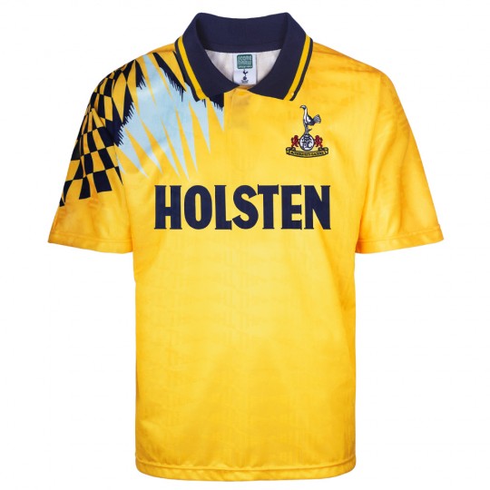 92-94 Retro Version Tottenham Hotspur Away Yellow Thailand Soccer