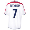 England 2004 No 7 Beckham Retro Football Shirt
